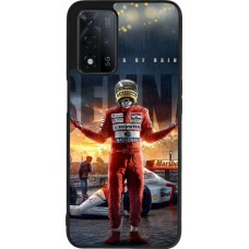 Coque OPPO A93s 5G - Silicone rigide noir Senna The King of Rain