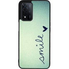 OPPO A93s 5G Case Hülle - Silikon schwarz Smile