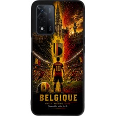 OPPO A93s 5G Case Hülle - Silikon schwarz Fussball Belgien splash 2026