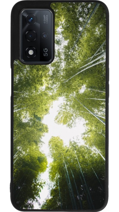 OPPO A93s 5G Case Hülle - Silikon schwarz Spring 23 forest blue sky