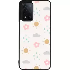 Coque OPPO A93s 5G - Silicone rigide noir Spring 23 weather