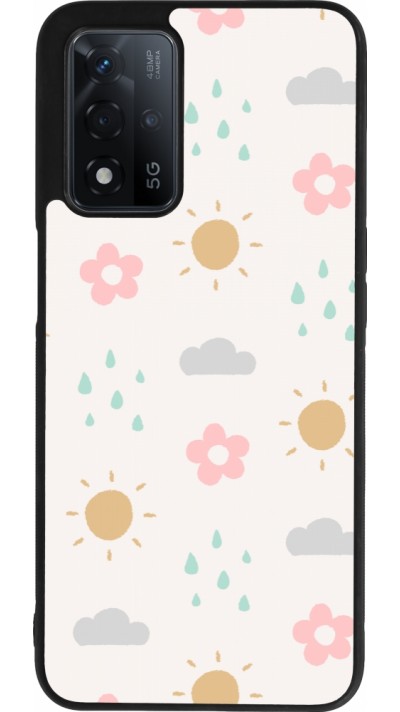OPPO A93s 5G Case Hülle - Silikon schwarz Spring 23 weather