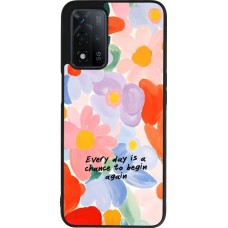 OPPO A93s 5G Case Hülle - Silikon schwarz Every day is a chance Spring 2026