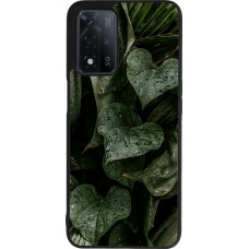 OPPO A93s 5G Case Hülle - Silikon schwarz Spring 23 fresh plants