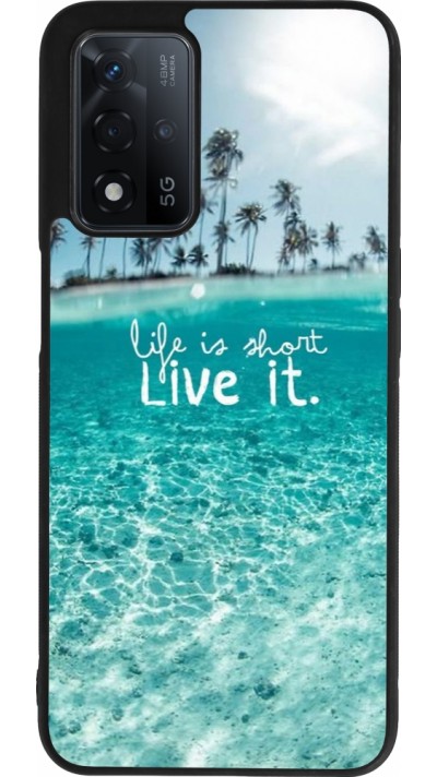 OPPO A93s 5G Case Hülle - Silikon schwarz Summer 18 24