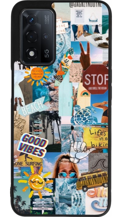 OPPO A93s 5G Case Hülle - Silikon schwarz Summer 2021 15