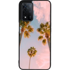 OPPO A93s 5G Case Hülle - Silikon schwarz Summer 2025 Palmiers