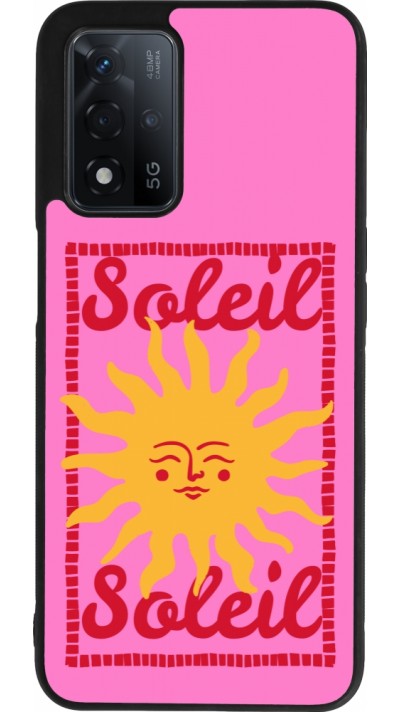 OPPO A93s 5G Case Hülle - Silikon schwarz Sun sun 2026