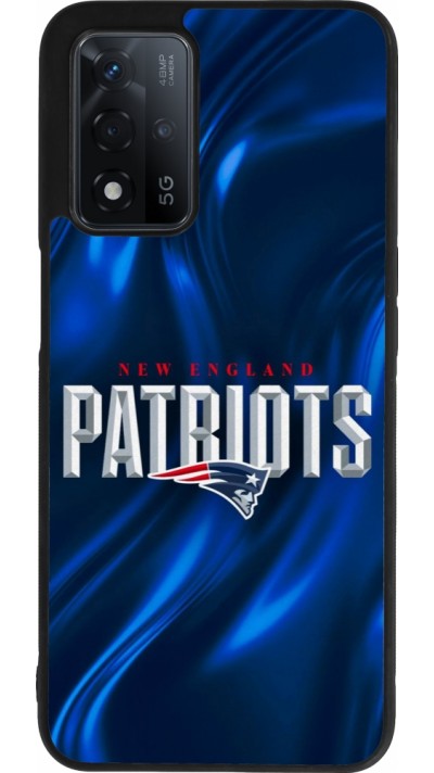 OPPO A93s 5G Case Hülle - Silikon schwarz Super Bowl 26 Patriots 2