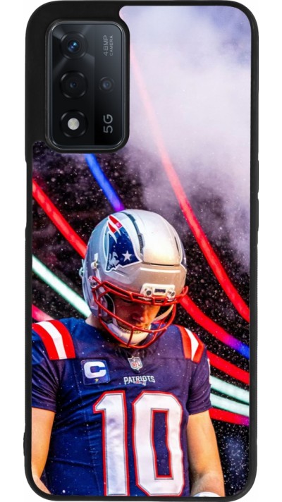 OPPO A93s 5G Case Hülle - Silikon schwarz Super Bowl 26 Patriots 3