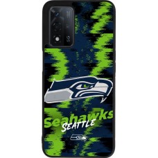 Coque OPPO A93s 5G - Silicone rigide noir Super Bowl 26 Seattle 2