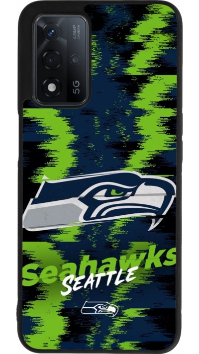 OPPO A93s 5G Case Hülle - Silikon schwarz Super Bowl 26 Seattle 2