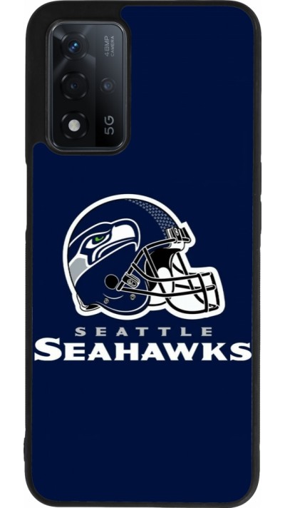 OPPO A93s 5G Case Hülle - Silikon schwarz Super Bowl 26 Seattle 3