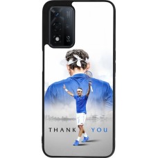 Coque OPPO A93s 5G - Silicone rigide noir Thank you Roger