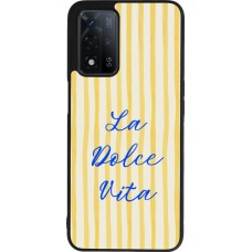 OPPO A93s 5G Case Hülle - Silikon schwarz The good life 2026
