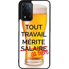 OPPO A93s 5G Case Hülle - Silikon schwarz Tout travail mérite sa bière