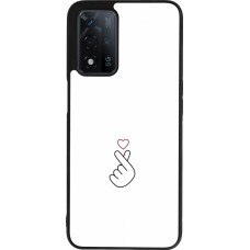 Coque OPPO A93s 5G - Silicone rigide noir Valentine 2024 heat by Millennials