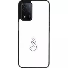 OPPO A93s 5G Case Hülle - Silikon schwarz Valentine 2024 heat by Millennials