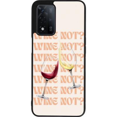 OPPO A93s 5G Case Hülle - Silikon schwarz Wine not