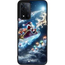 OPPO A93s 5G Case Hülle - Silikon schwarz Weihnachten 2023 Verzauberter Weihnachtsmann