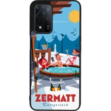 OPPO A93s 5G Case Hülle - Silikon schwarz Zermatt Mountain Jacuzzi