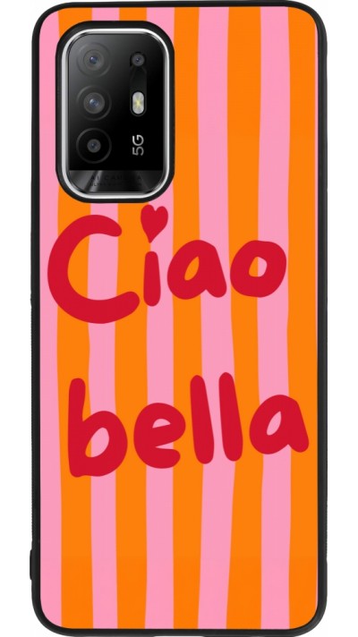 Coque OPPO F19 Pro+ - Silicone rigide noir Bye Bella 2026