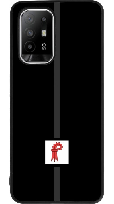 OPPO F19 Pro+ Case Hülle - Silikon schwarz Kanton BL schwarz