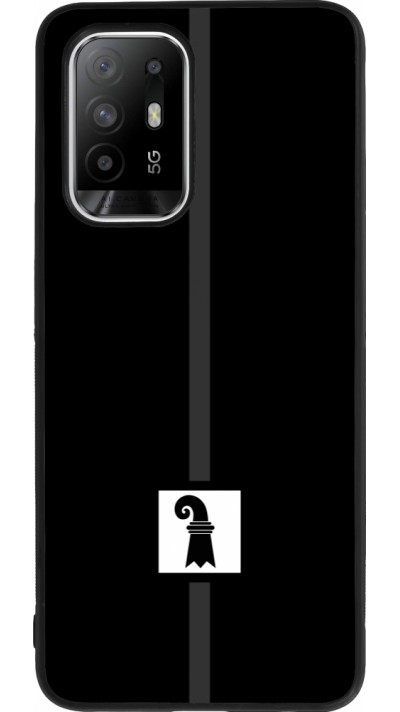 OPPO F19 Pro+ Case Hülle - Silikon schwarz Kanton BS schwarz