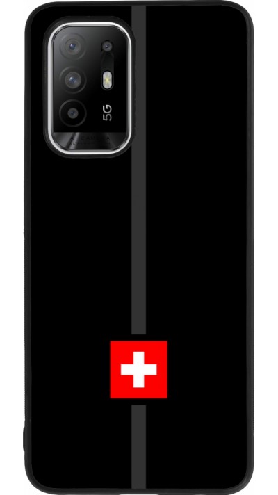 OPPO F19 Pro+ Case Hülle - Silikon schwarz Kanton CH schwarz