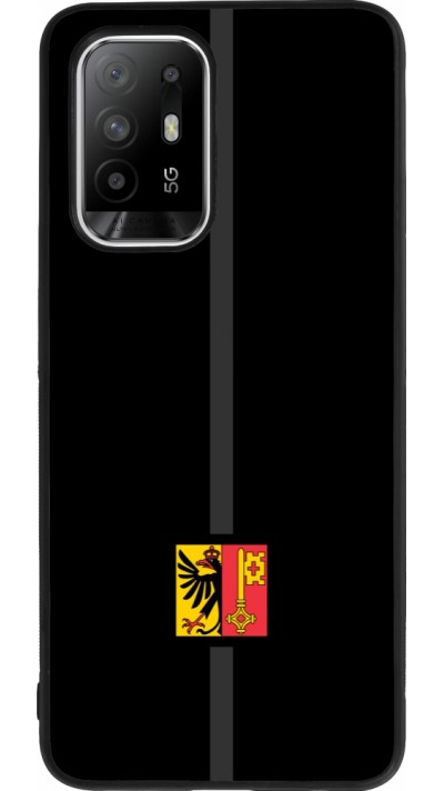 OPPO F19 Pro+ Case Hülle - Silikon schwarz Kanton GE schwarz