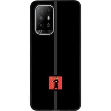 OPPO F19 Pro+ Case Hülle - Silikon schwarz Kanton GL schwarz