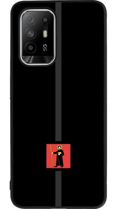 OPPO F19 Pro+ Case Hülle - Silikon schwarz Kanton GL schwarz