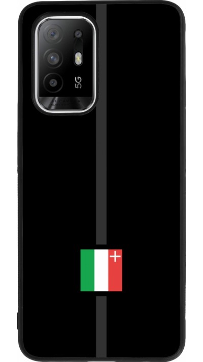 OPPO F19 Pro+ Case Hülle - Silikon schwarz Kanton NE schwarz