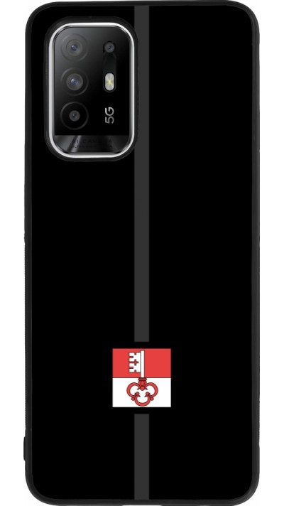 OPPO F19 Pro+ Case Hülle - Silikon schwarz Kanton OW schwarz