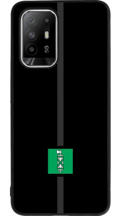 OPPO F19 Pro+ Case Hülle - Silikon schwarz Kanton SG schwarz