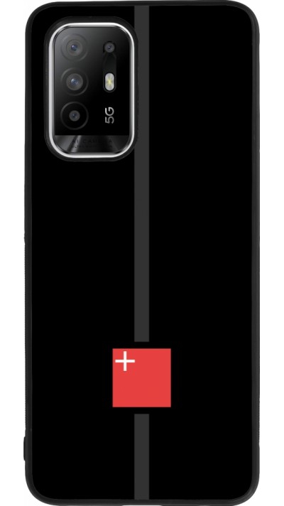 OPPO F19 Pro+ Case Hülle - Silikon schwarz Kanton SZ schwarz