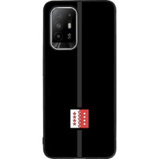 Coque OPPO F19 Pro+ - Silicone rigide noir Canton VS noir