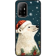 Coque OPPO F19 Pro+ - Silicone rigide noir Christmas 25 Bear