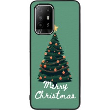 Coque OPPO F19 Pro+ - Silicone rigide noir Christmas 25 Xmas Tree