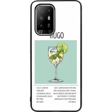 Coque OPPO F19 Pro+ - Silicone rigide noir Cocktail recette Hugo