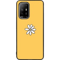 OPPO F19 Pro+ Case Hülle - Silikon schwarz Easter 2023 daisy