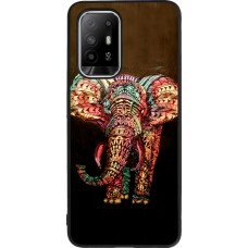 Coque OPPO F19 Pro+ - Silicone rigide noir Elephant 02