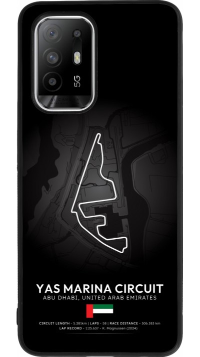 OPPO F19 Pro+ Case Hülle - Silikon schwarz F1 Track 2025 Abu Dhabi