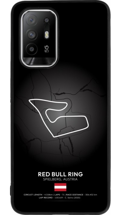 OPPO F19 Pro+ Case Hülle - Silikon schwarz F1 Track 2025 Austria