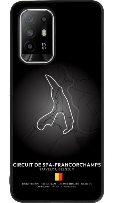 OPPO F19 Pro+ Case Hülle - Silikon schwarz F1 Track 2025 Belgium