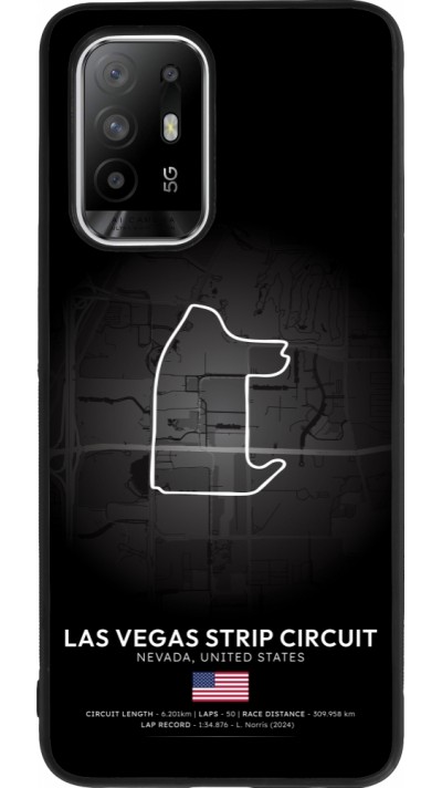 OPPO F19 Pro+ Case Hülle - Silikon schwarz F1 Track 2025 Las Vegas