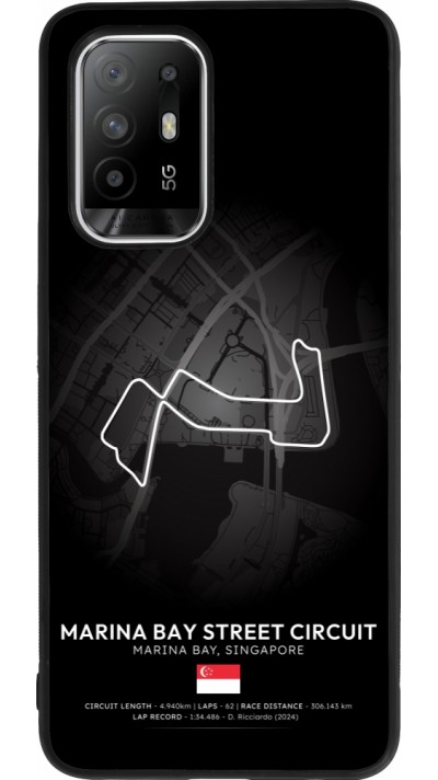 OPPO F19 Pro+ Case Hülle - Silikon schwarz F1 Track 2025 Singapore