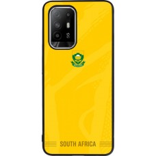 Coque OPPO F19 Pro+ - Silicone rigide noir Maillot de football Afrique du Sud 2026 personnalisable