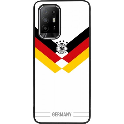 OPPO F19 Pro+ Case Hülle - Silikon schwarz Deutschland 2026 personalisierbares Fussballtrikot