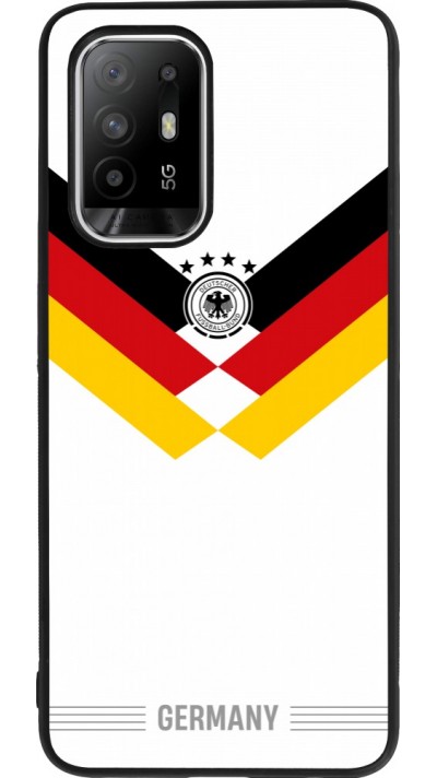OPPO F19 Pro+ Case Hülle - Silikon schwarz Deutschland 2026 personalisierbares Fussballtrikot